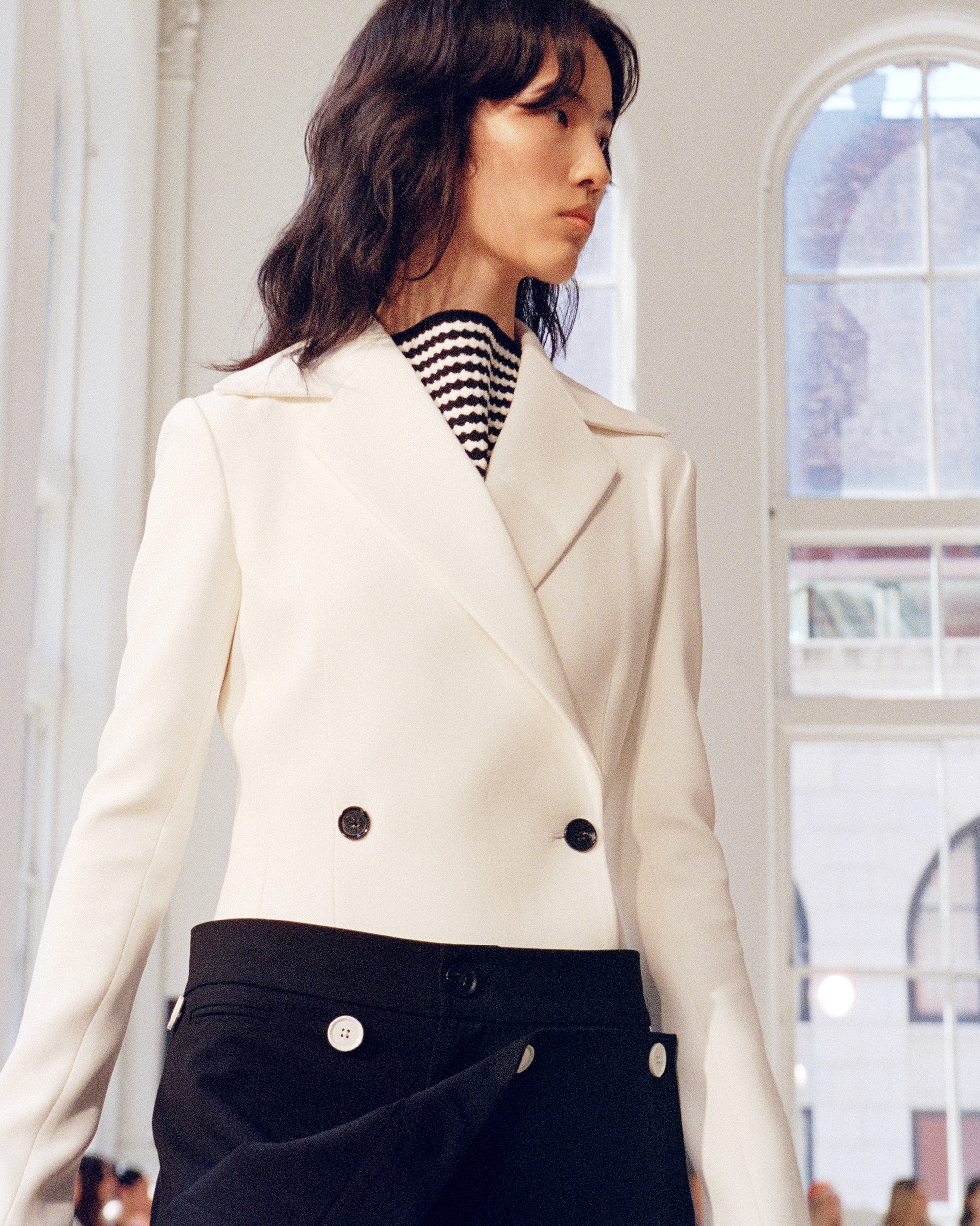 Marine Jacket in Bi-Stretch Suiting - 8