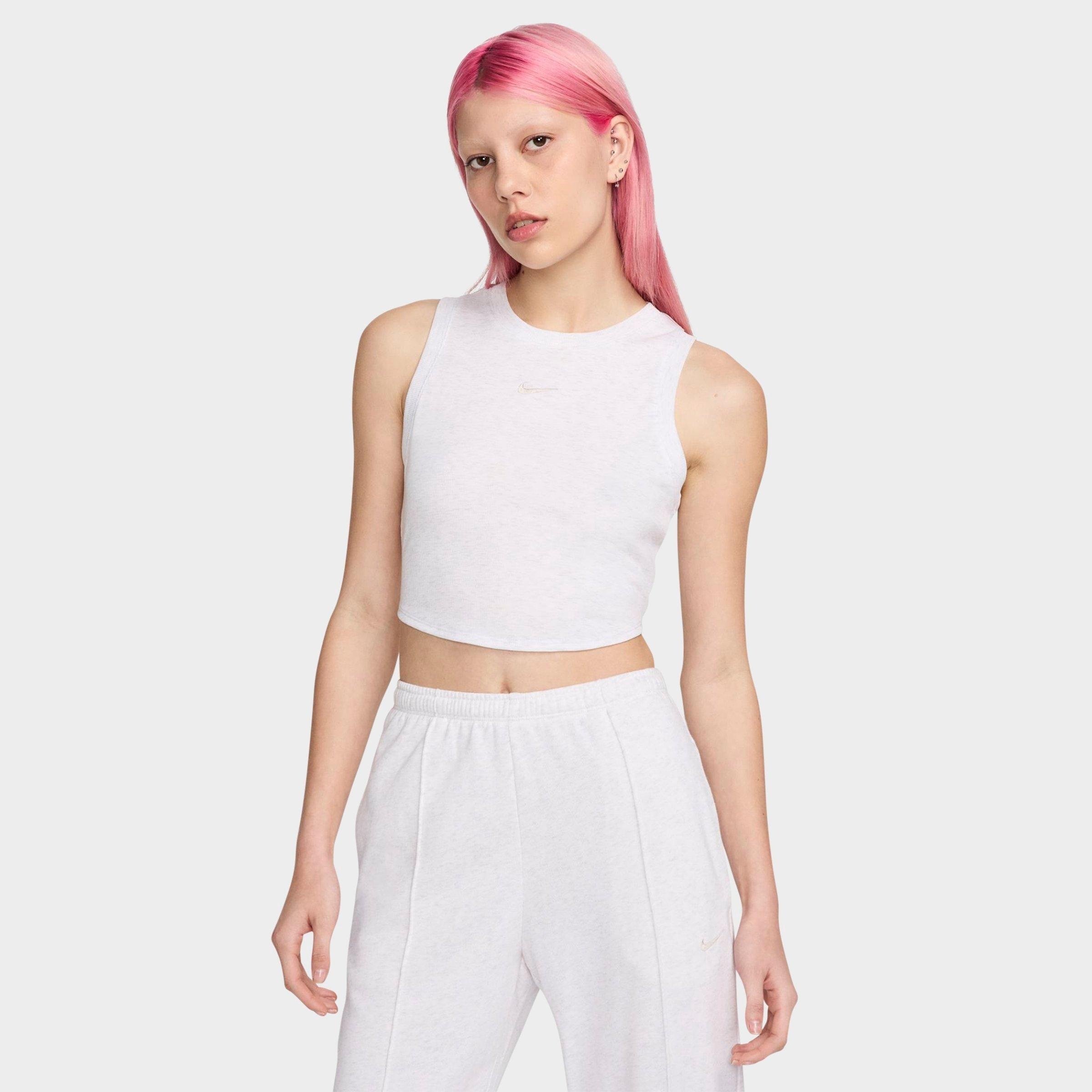 WOMEN'S NIKE SPORTSWEAR ESSENTIAL RIBBED CROPPED TANK - 1