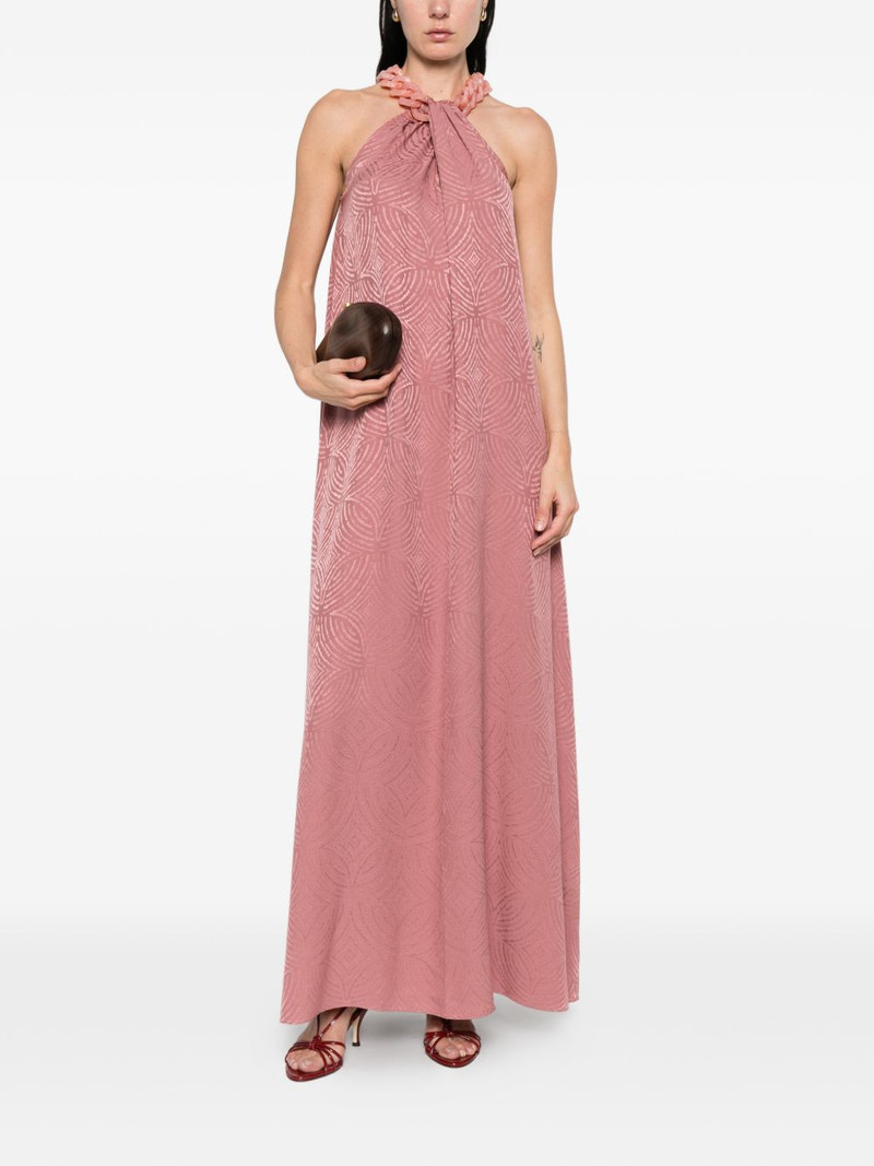 JOSEPH Parc chain-detail maxi dress outlook