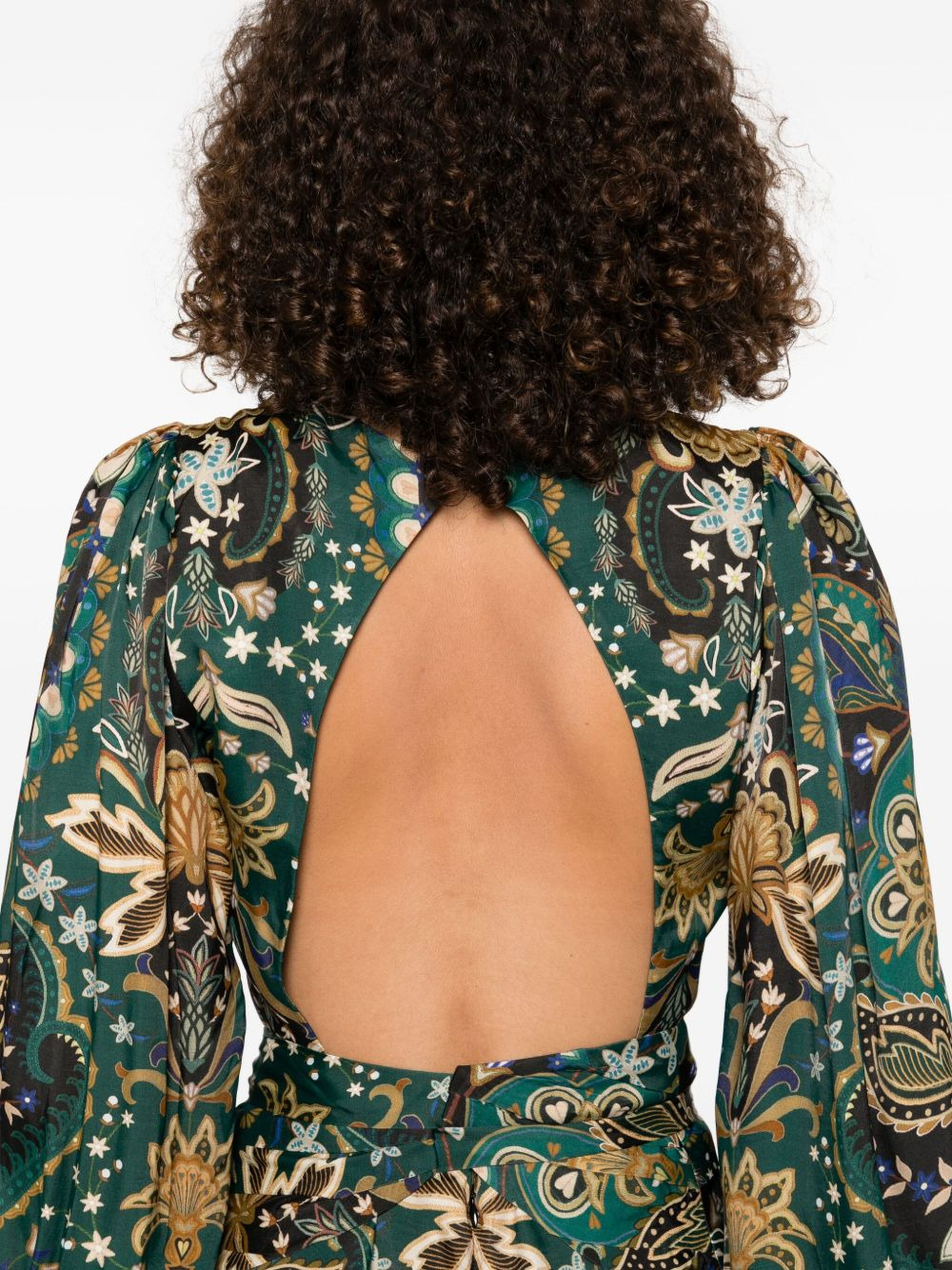 printed maxi dress - 5