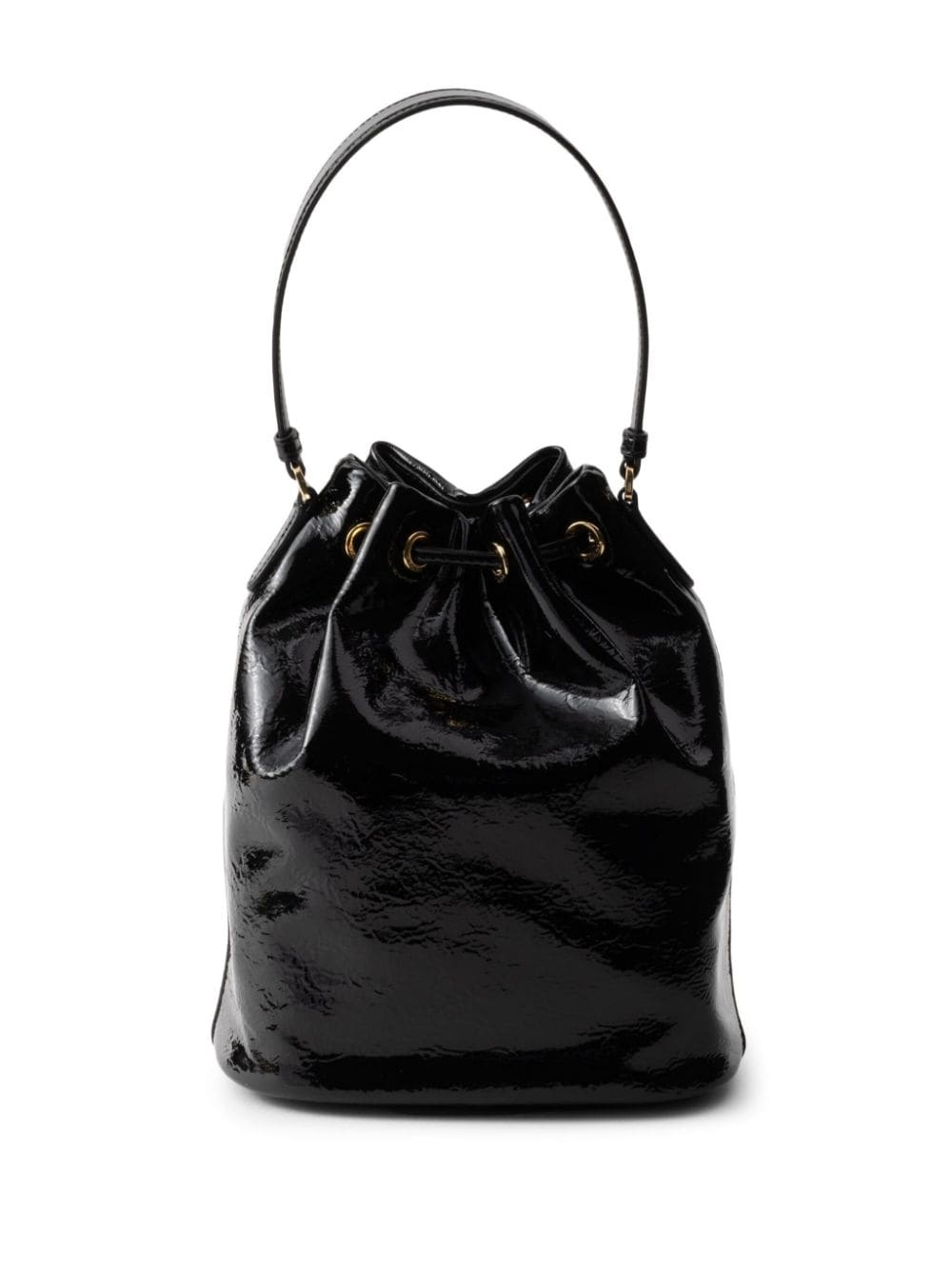 Duet patent leather bucket bag - 2