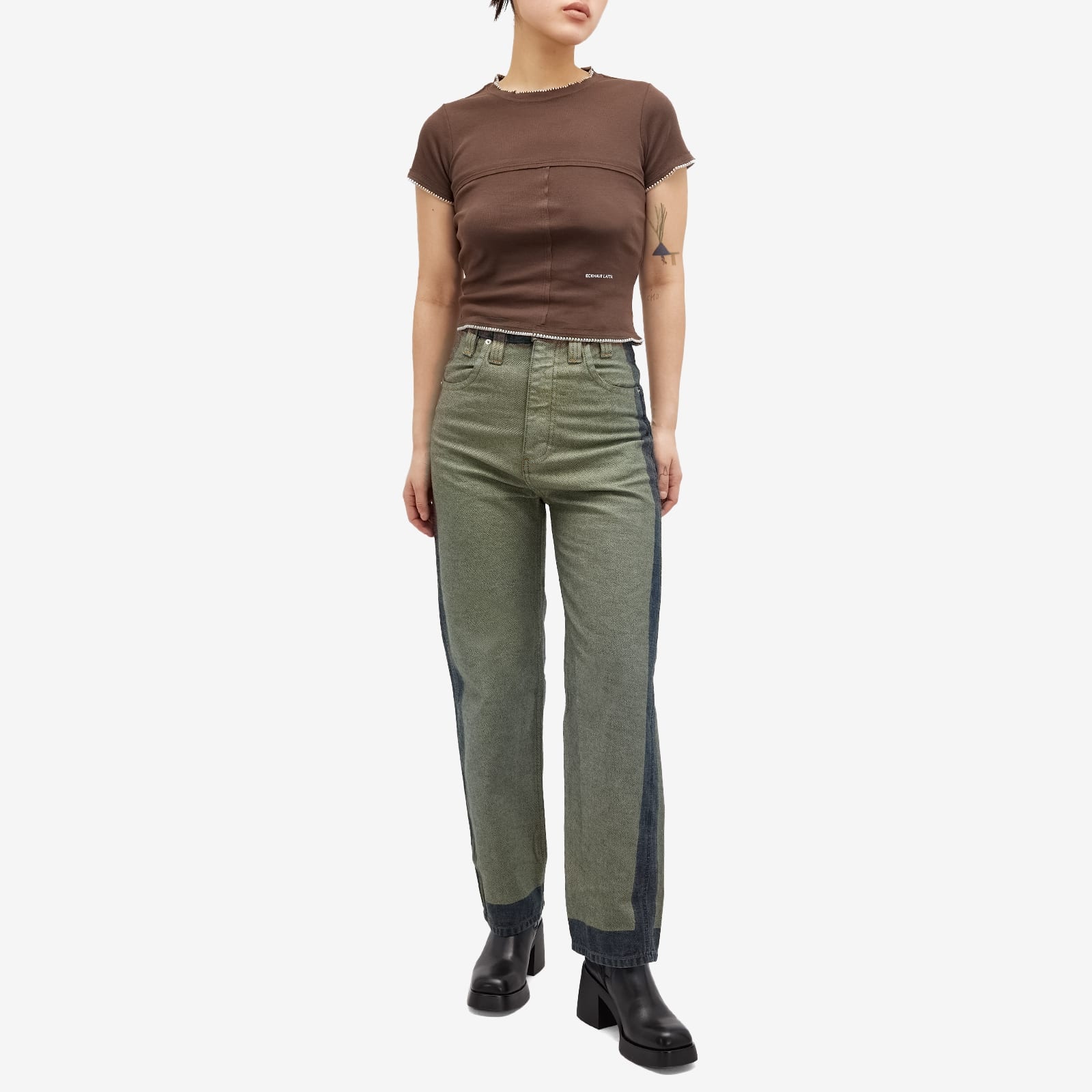 Eckhaus Latta Lapped Baby T-Shirts - 4