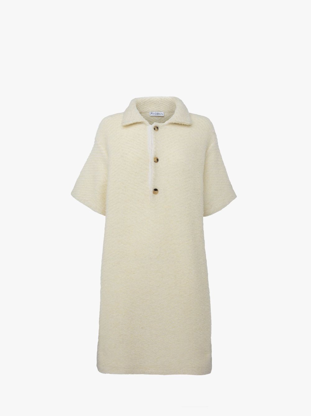 KNITTED MINI POLO DRESS - 1