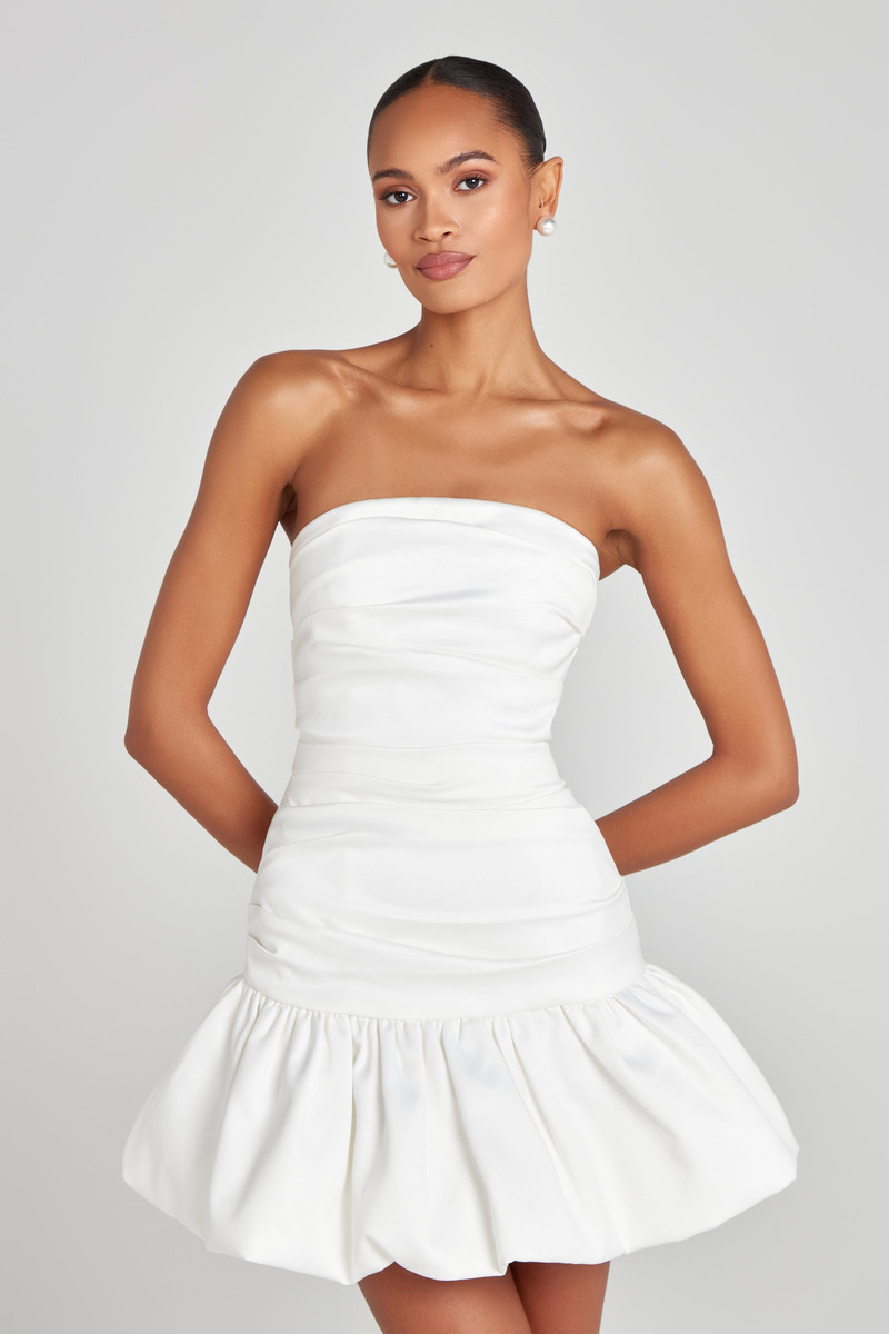 NADINE MERABI Iris White Dress outlook