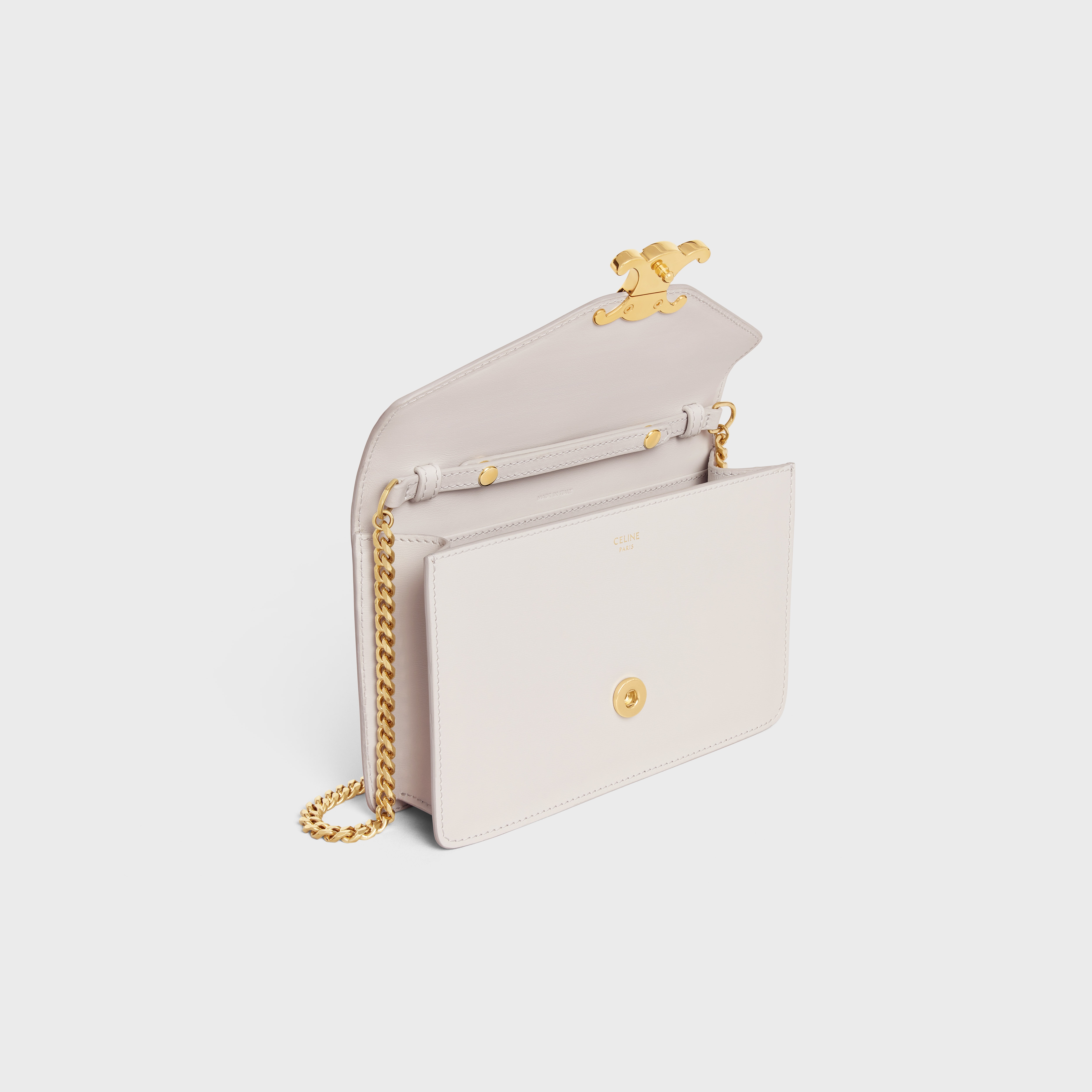 Wallet on Chain TRIOMPHE in Shiny calfskin - 4