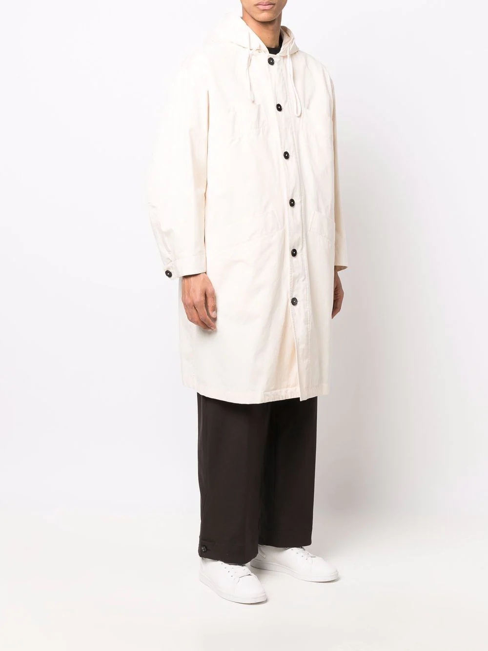 oversized hooded parka coat - 3