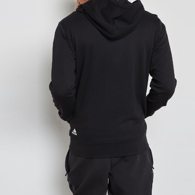 adidas Linear Hoodie 'Black' S98796 - 6