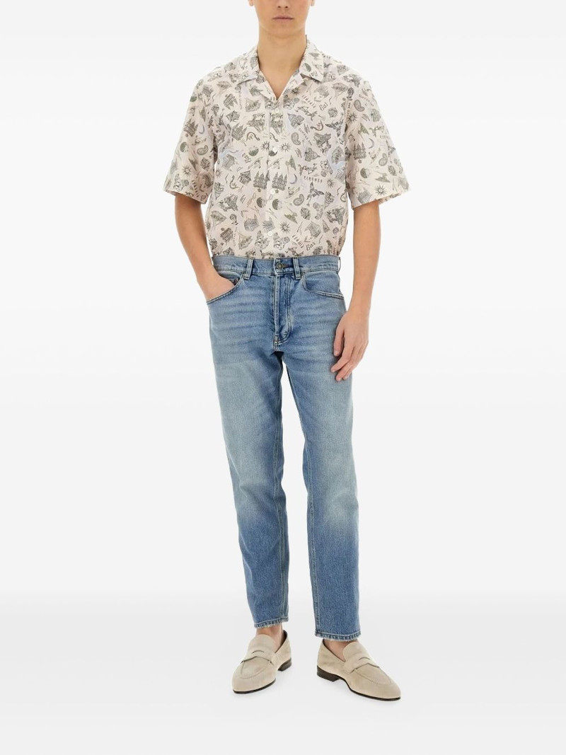 Paul Smith revere-collar print shirt outlook