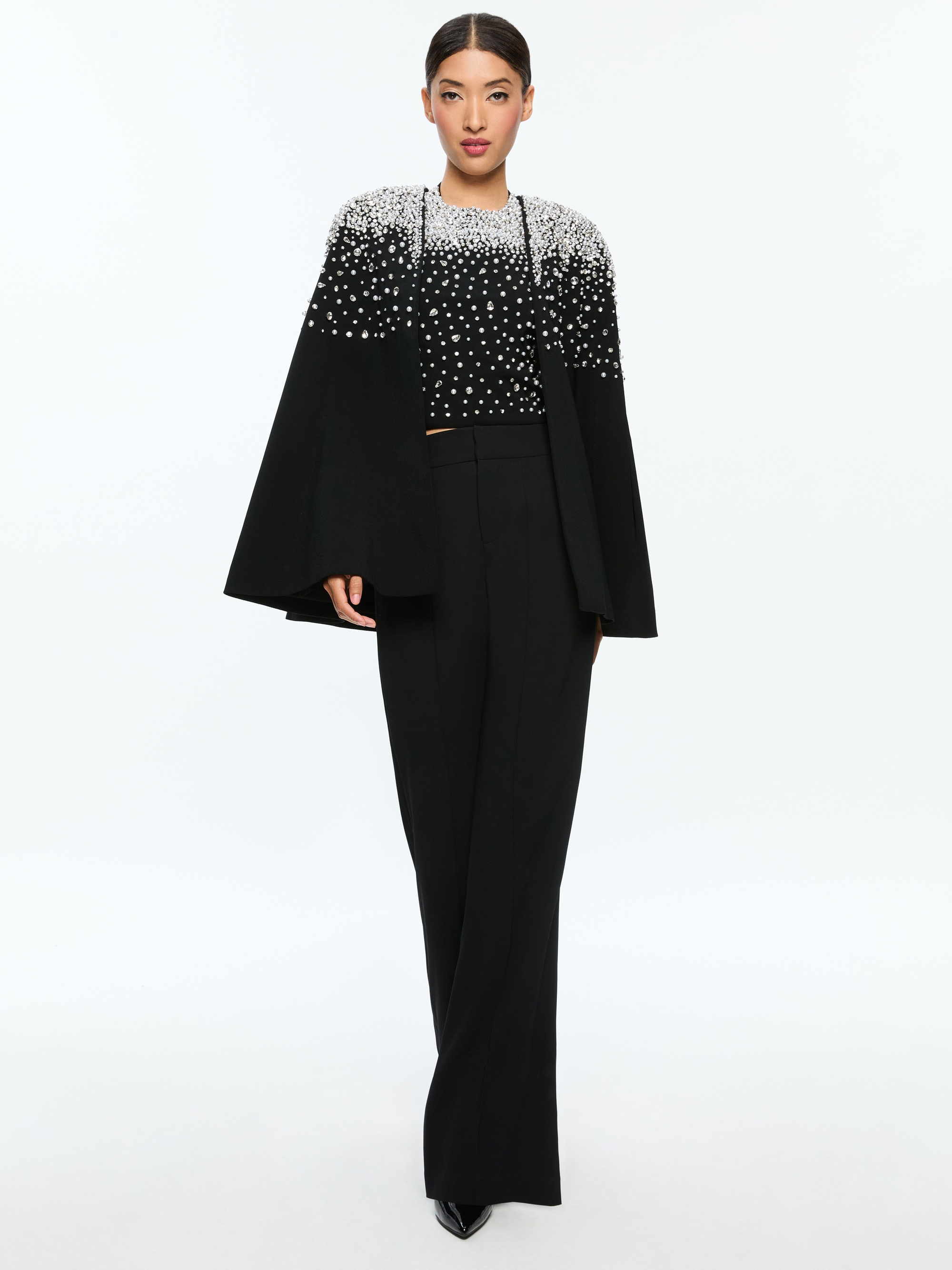 KIESHA EMBELLISHED CAPE - 4