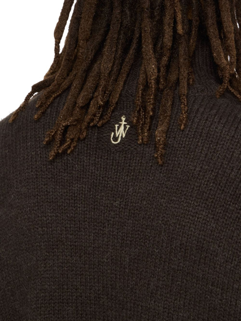 panelled high-neck sweater - 6