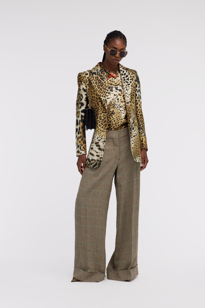 Roberto Cavalli Jaguar Skin print Blazer outlook