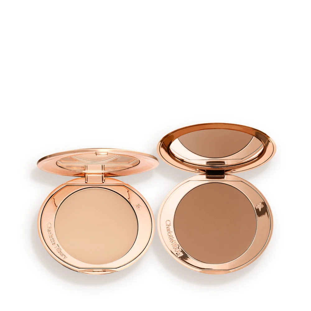 AIRBRUSH FLAWLESS PERFECT & BRONZE DUO FACE KIT - 1