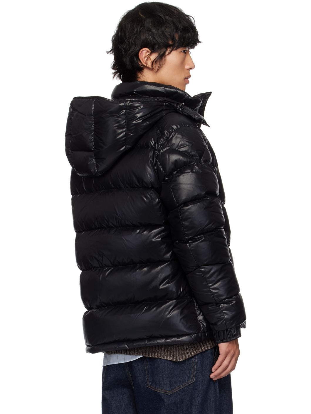 Black Moncler Maya Down Jacket - 3