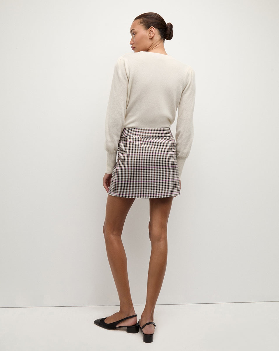 ELARA PLAID SKIRT - 5