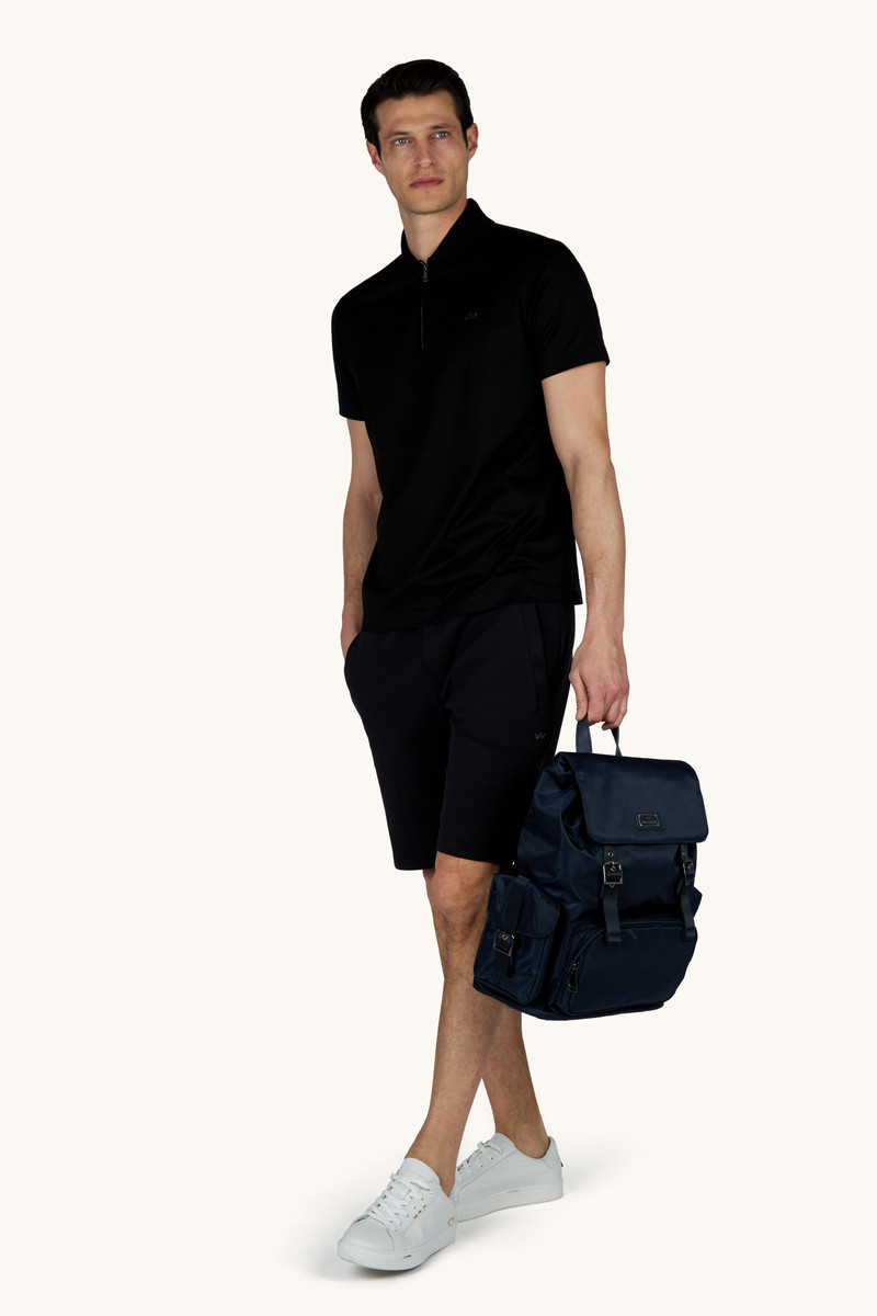 Paul & Shark POLO WITH ZIP IN DOUBLE MERCERISED COTTON JERSEY outlook