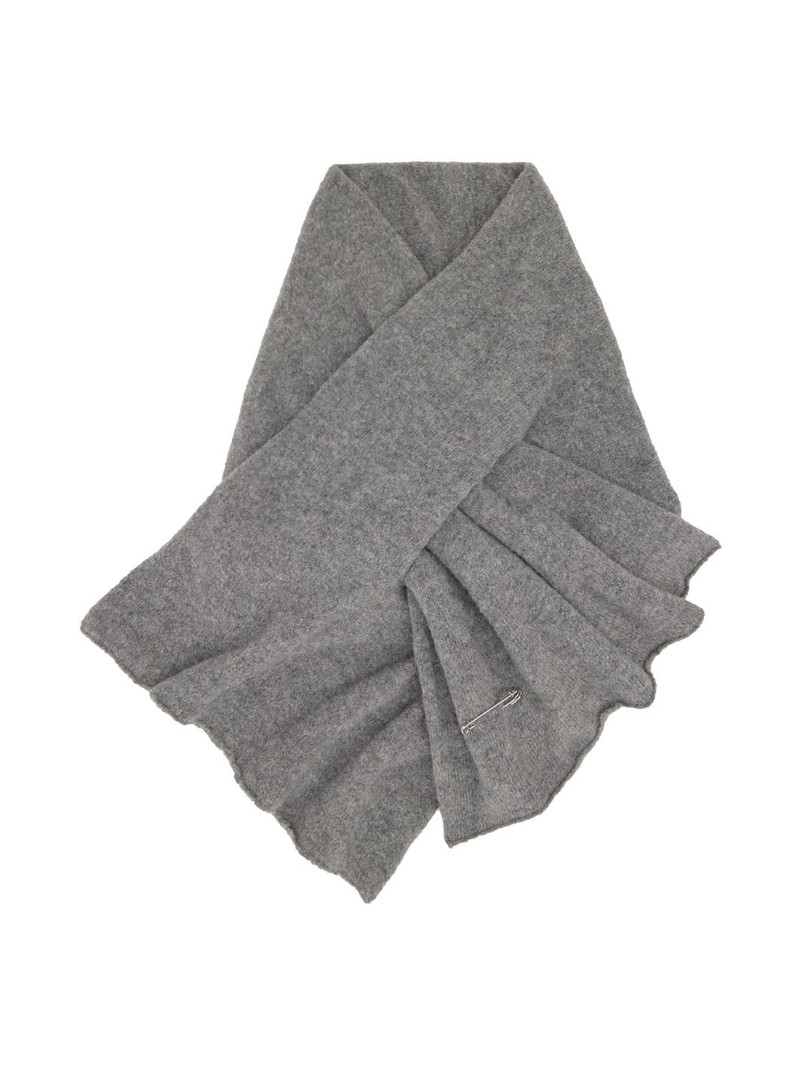 Gray Teddy Scarf 1