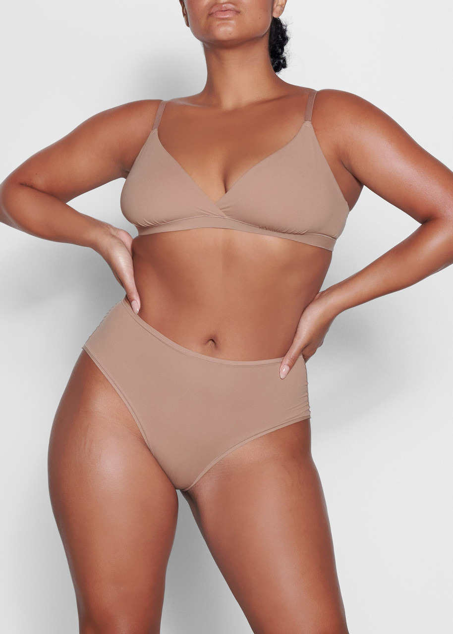 Skims Stretch-jersey Crossover Bralette - 2