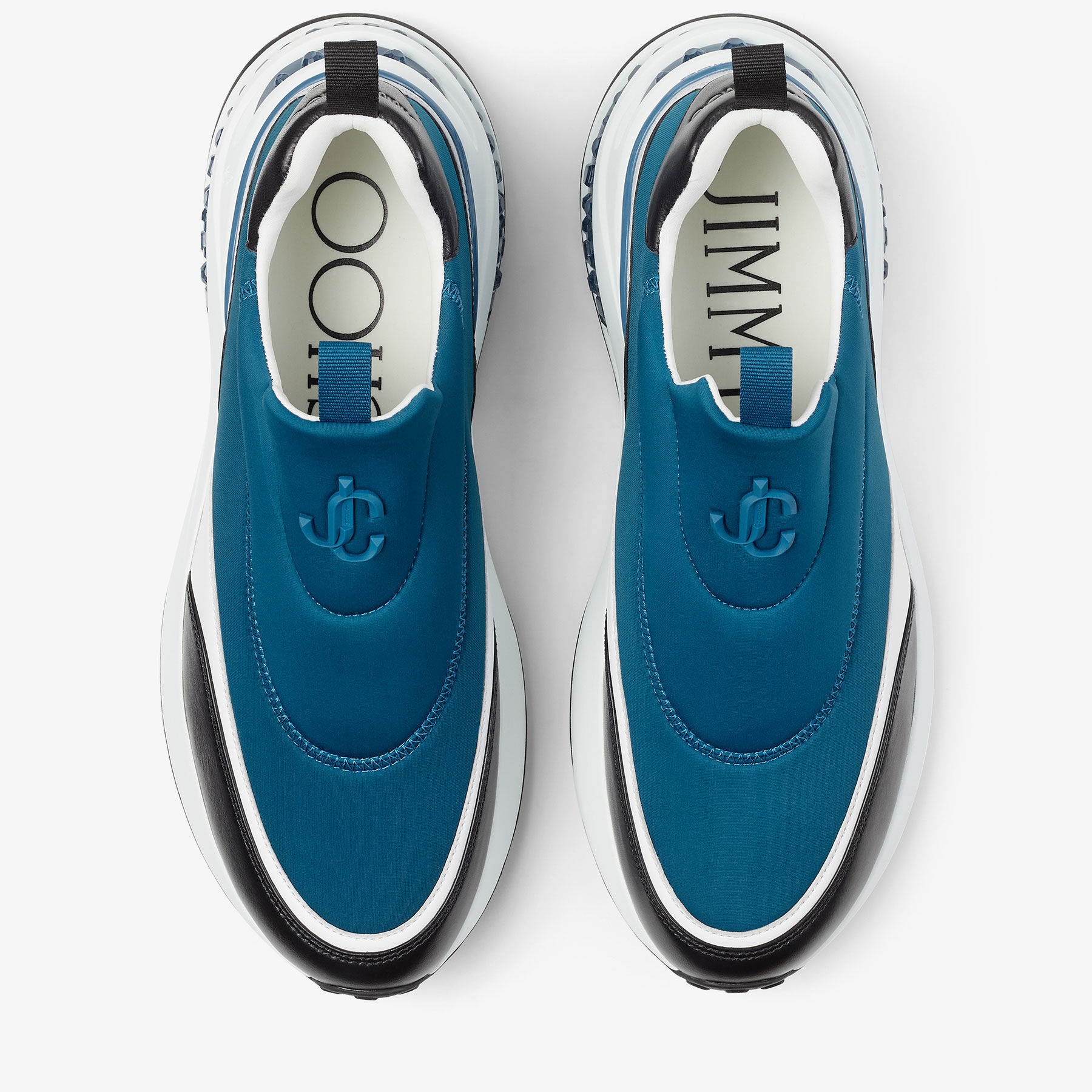 Memphis/m
Prussian Neoprene and Leather Low Top Trainers - 7