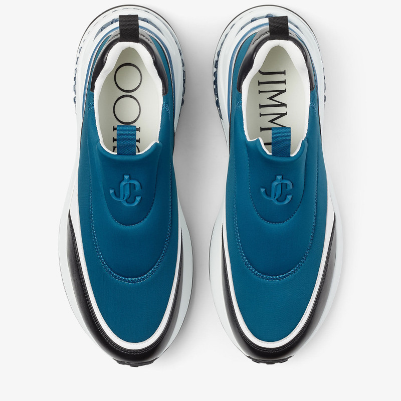 Memphis/m
Prussian Neoprene and Leather Low Top Trainers 7