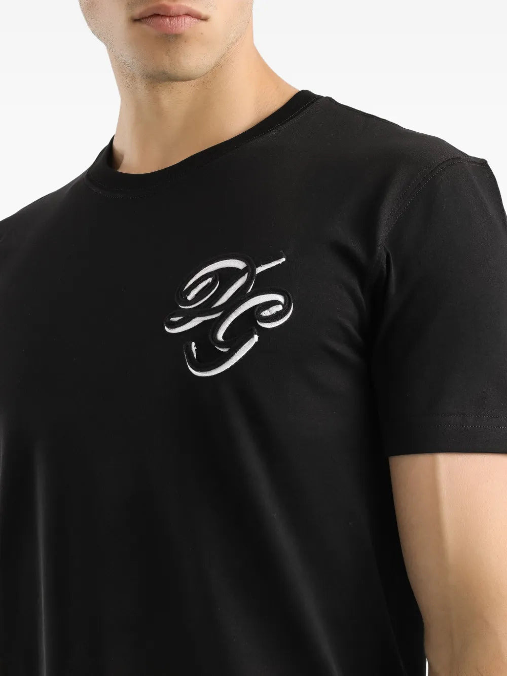 Dolce & Gabbana Men T-Shirt With Applique - 3