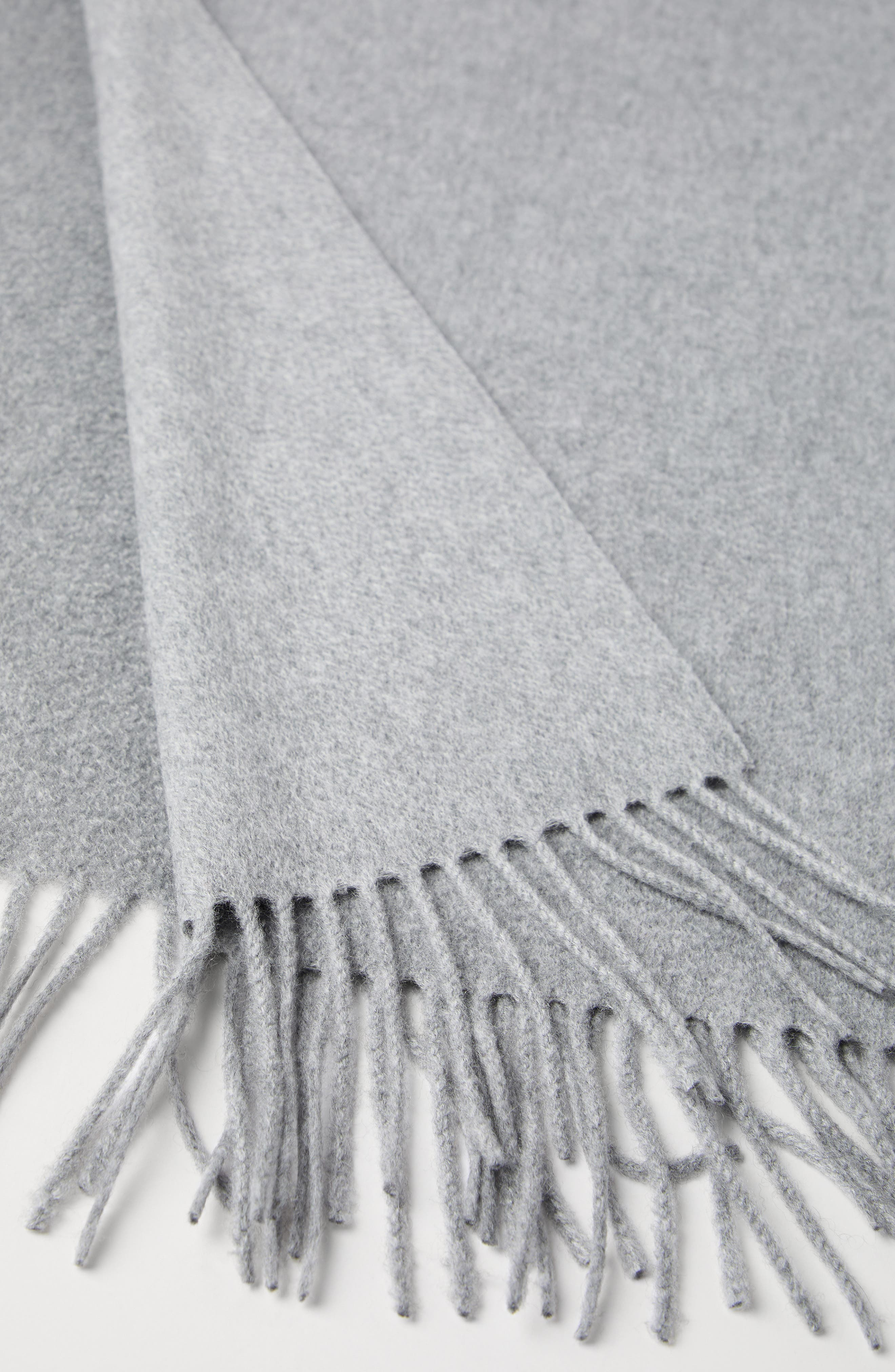 Brunello Cucinelli Double knit scarf in Light Grey at Nordstrom - 4