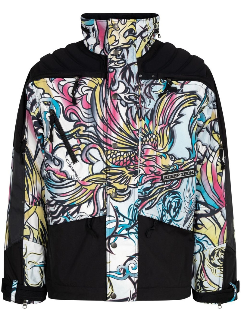 x The North Face Steep Tech "Multicolor Dragon" Apogee jacket 1