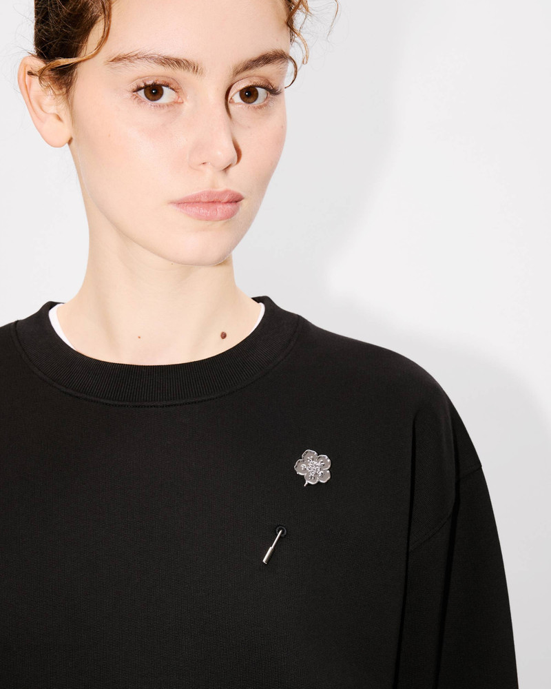 'Boke Flower' crewneck sweatshirt in cotton 6