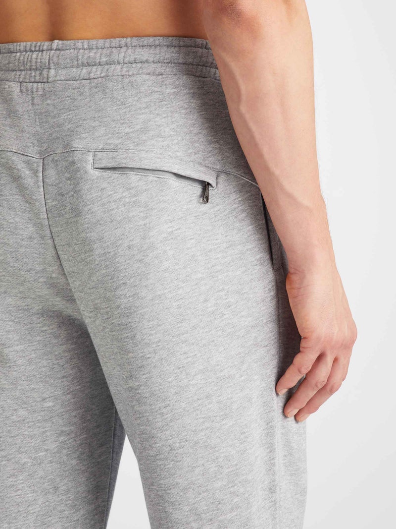 Men's Sweatpants Quinn Cotton Modal Silver - 6