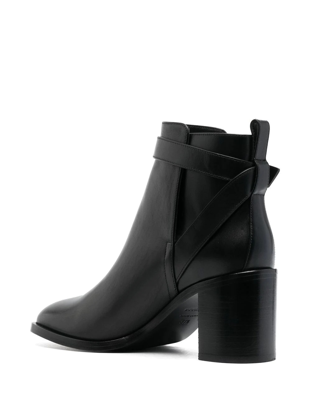 logo-buckle high-heel boots - 3