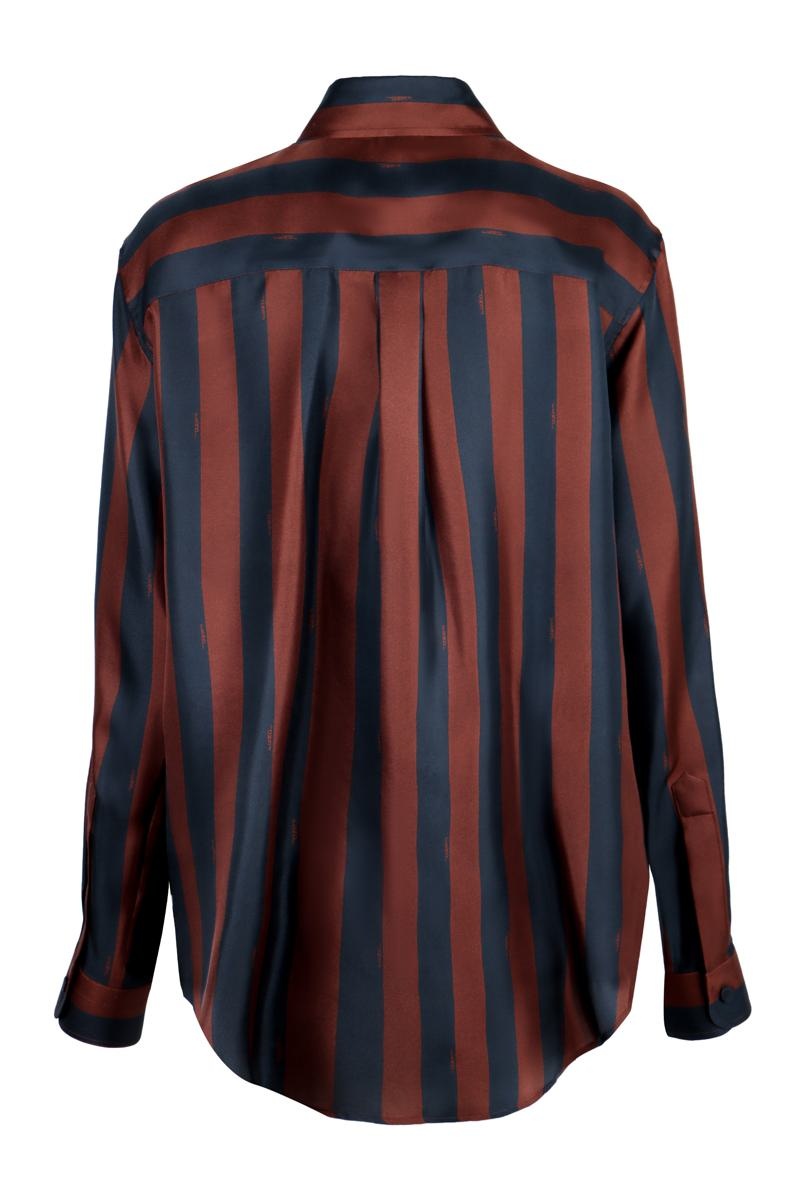 FENDI STRIPED SILK SHIRT - 2