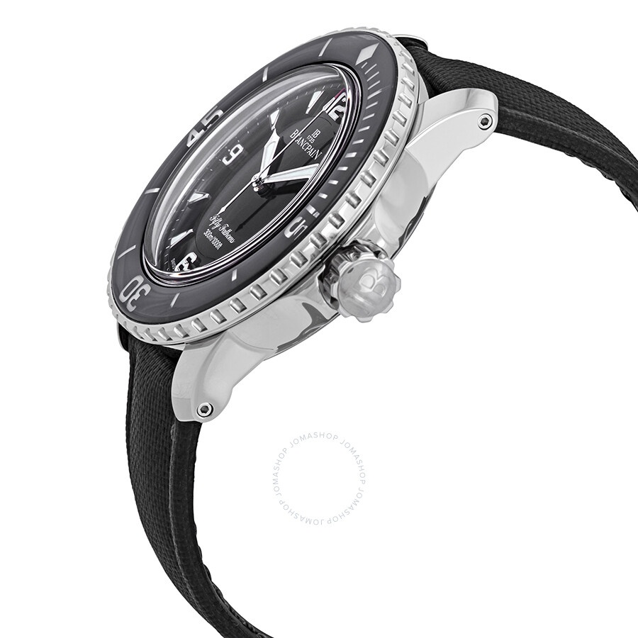 Blancpain Fifty Fathoms Automatique Black Dial Men's Watch 5015-1130-52A - 2