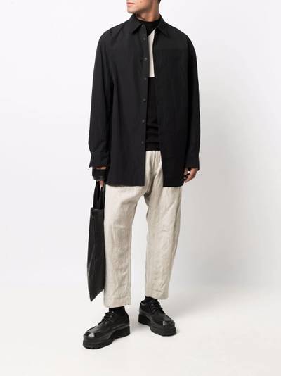 Ziggy Chen wide long sleeve shirt outlook