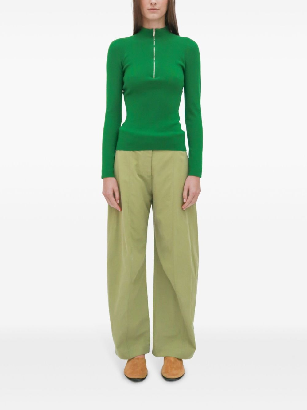 straight-leg trousers - 3