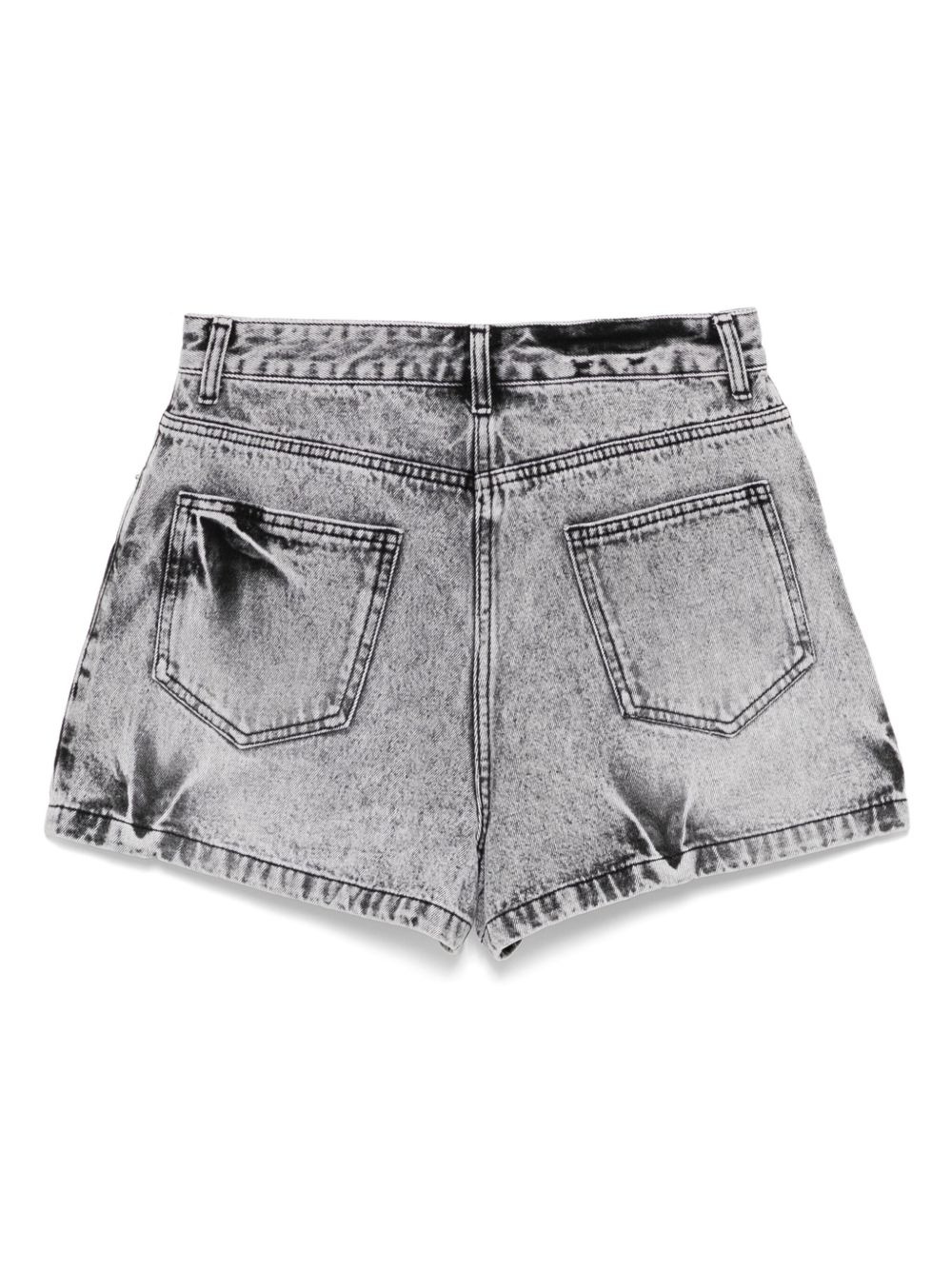 denim shorts - 2