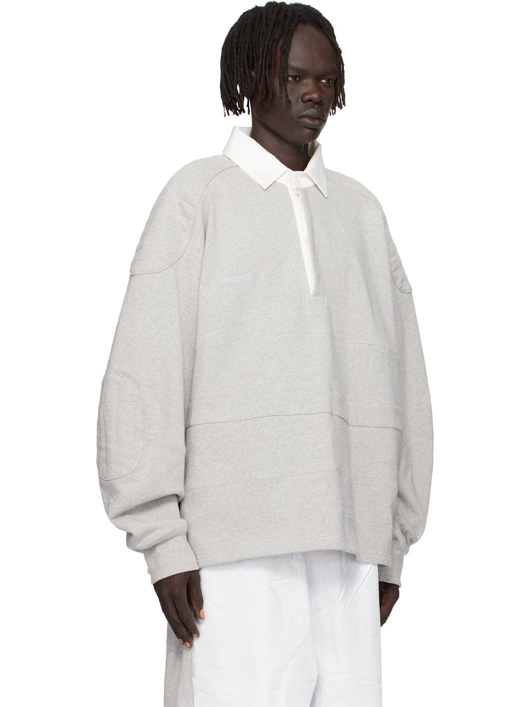 Gray Paneled Polo - 2