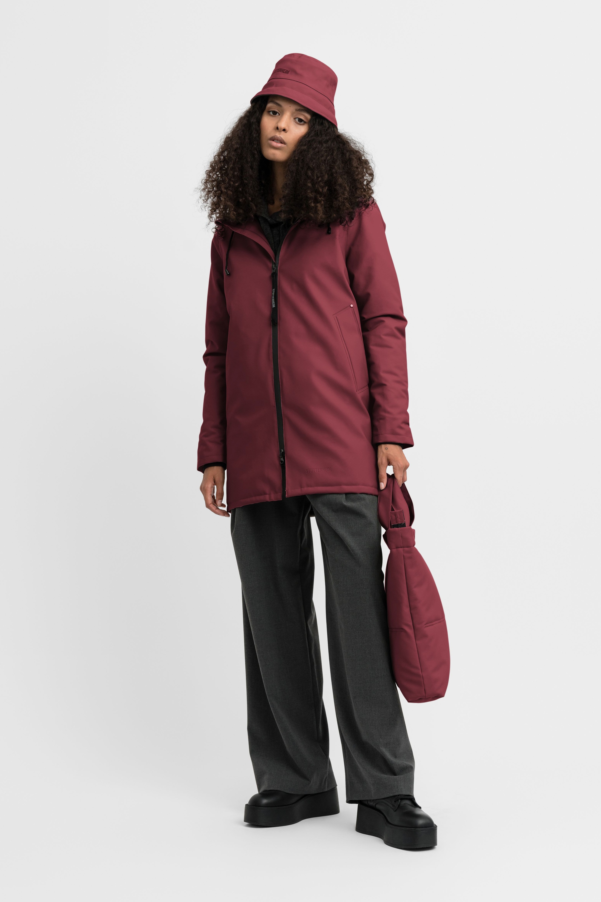 Stockholm Winter Jacket Burgundy - 12