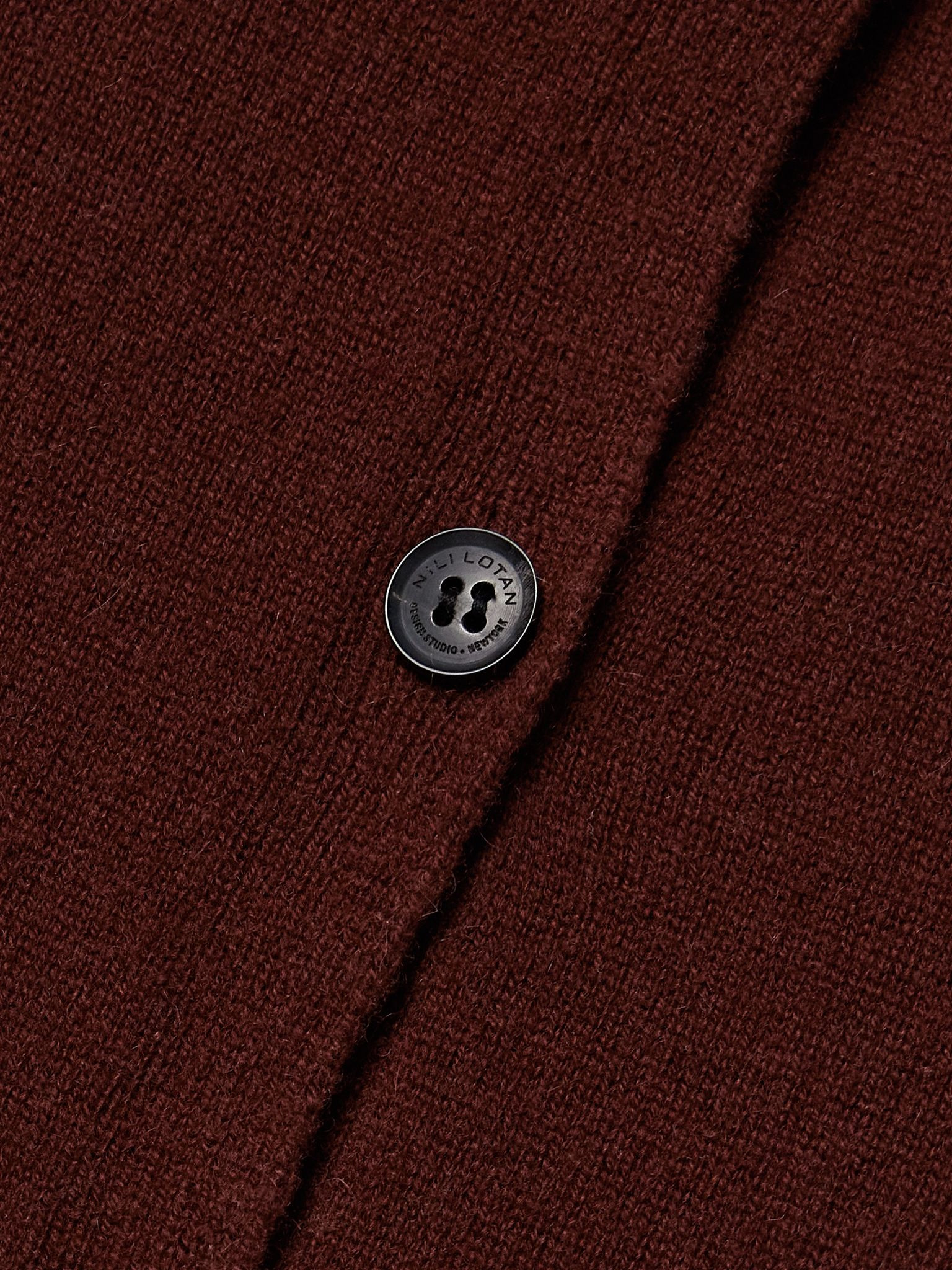 March cashmere cardigan Burgundy - 5