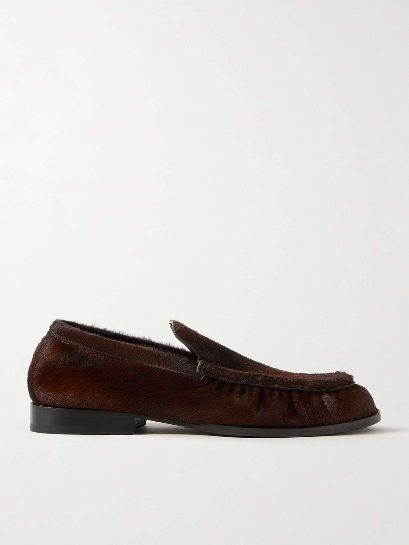 Calf hair loafers 1