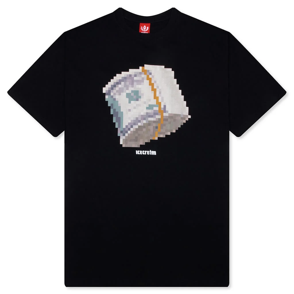 PIXEL S/S TEE - BLACK - 1