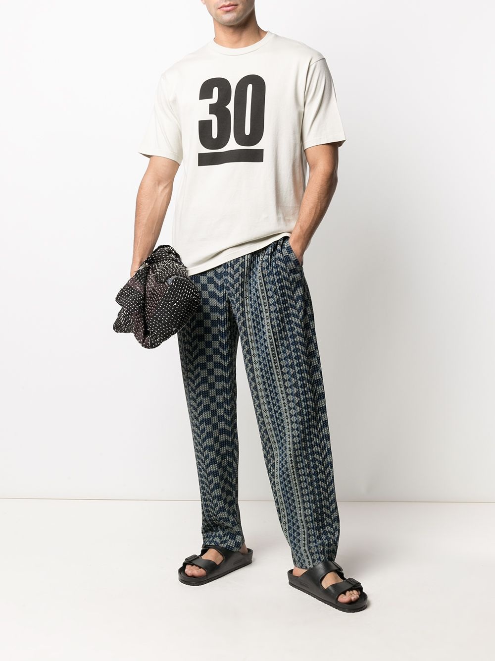 slogan-print cotton t-shirt - 2