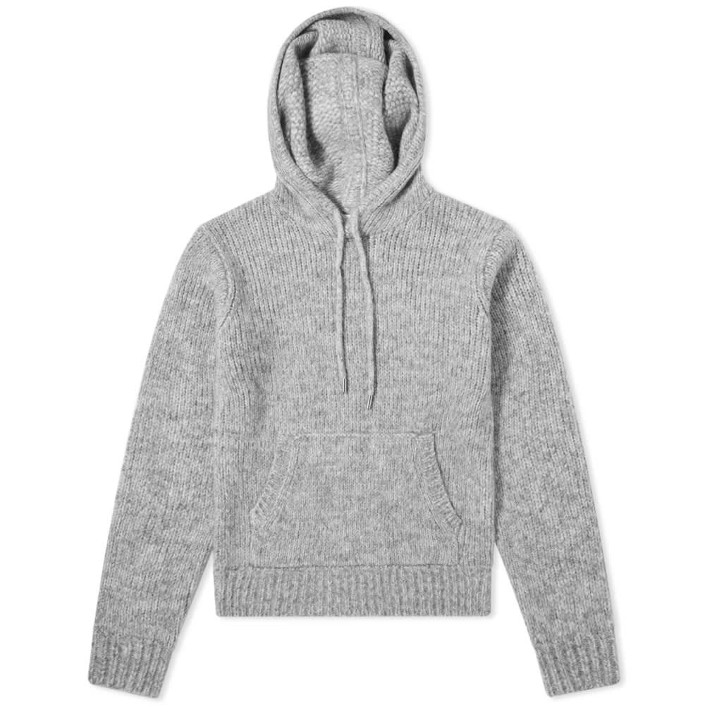 Helmut Lang Ghost Marl Knitted Hoody - 1