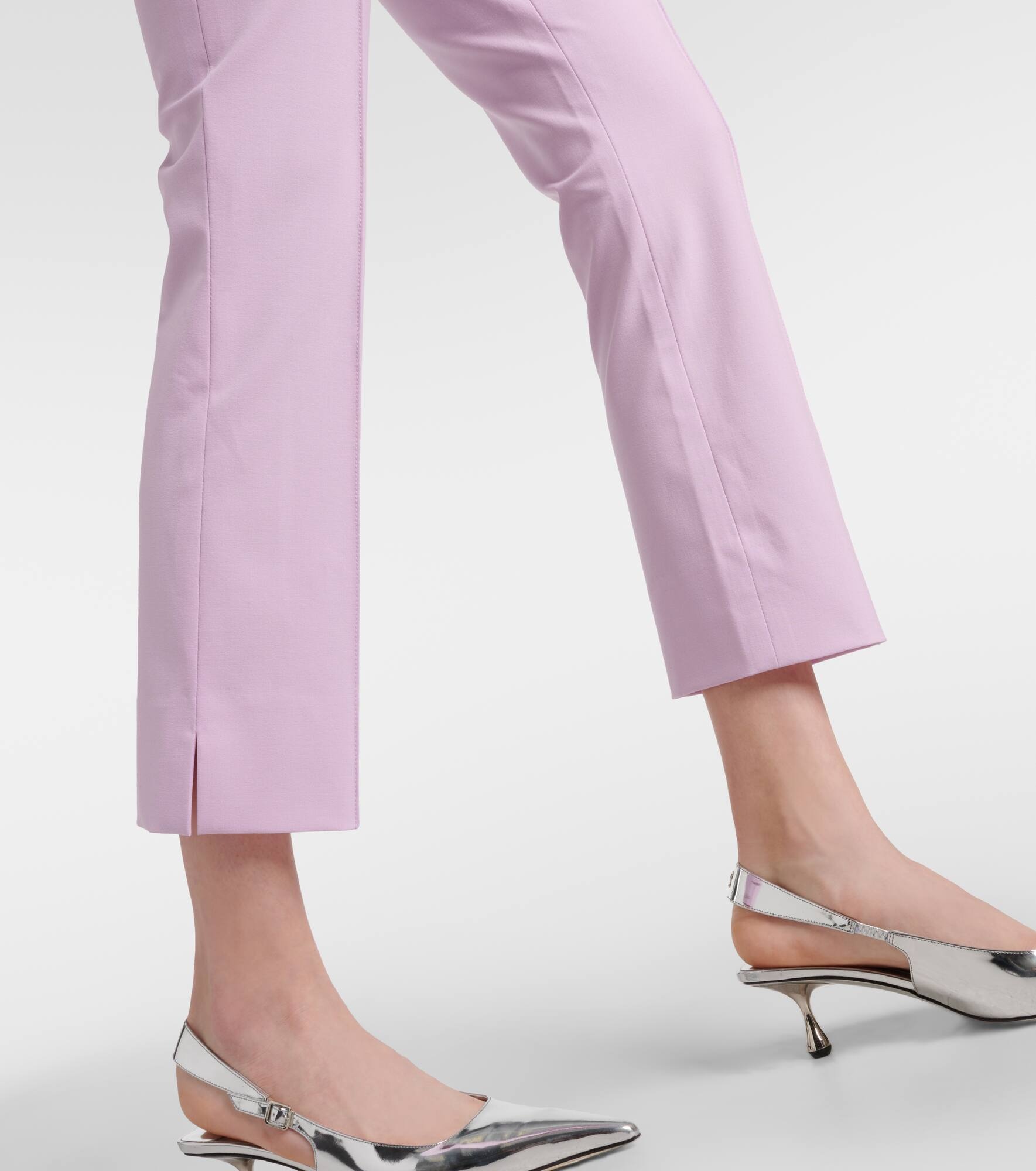 Kean cropped high-rise slim pants - 5