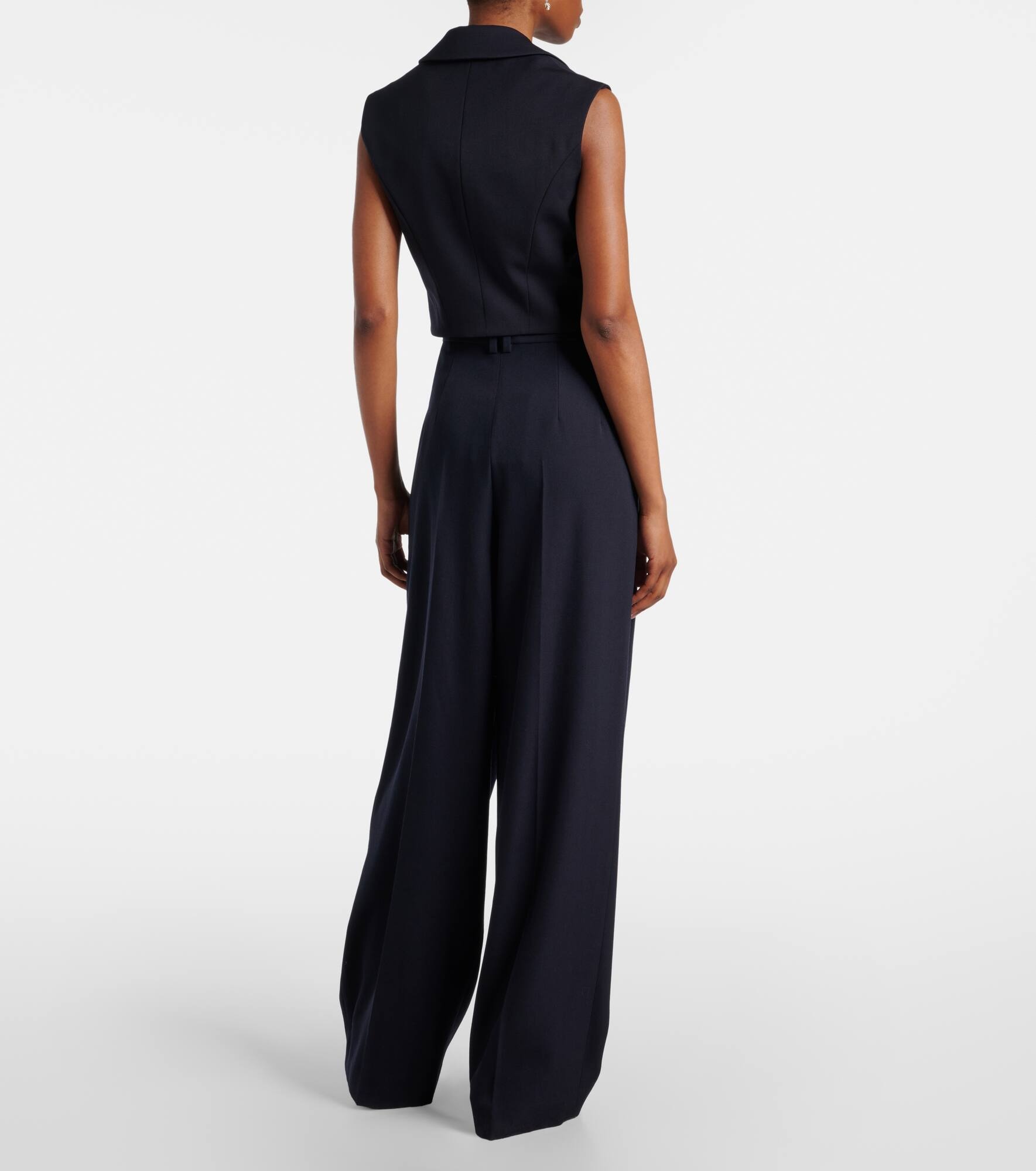 Cropped wool vest - 3