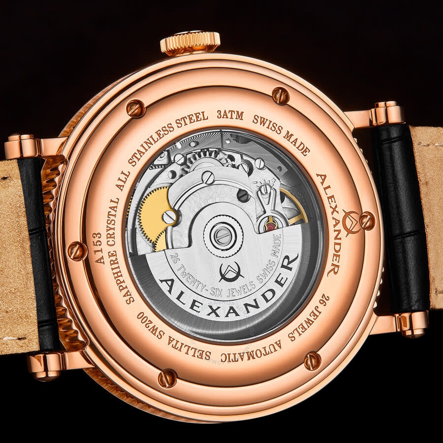 Alexander - Alexander Alexander 2 Automatic Champagne Dial Men's Watch A153-05 - 3