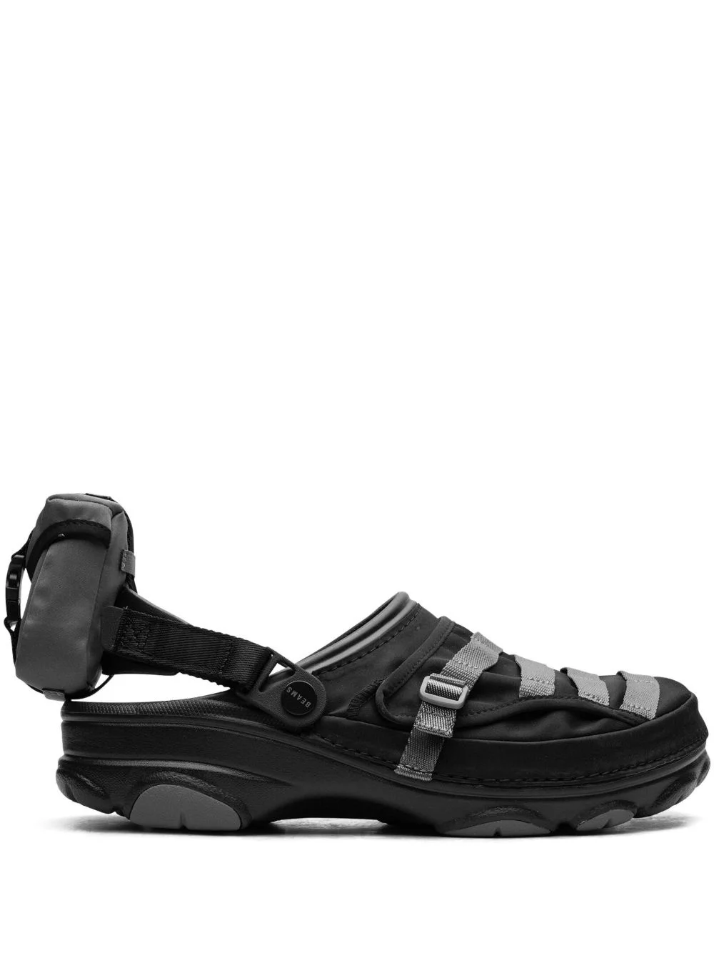 x BEAMS Classic All-Terrain Military "Black/Black" clogs - 1