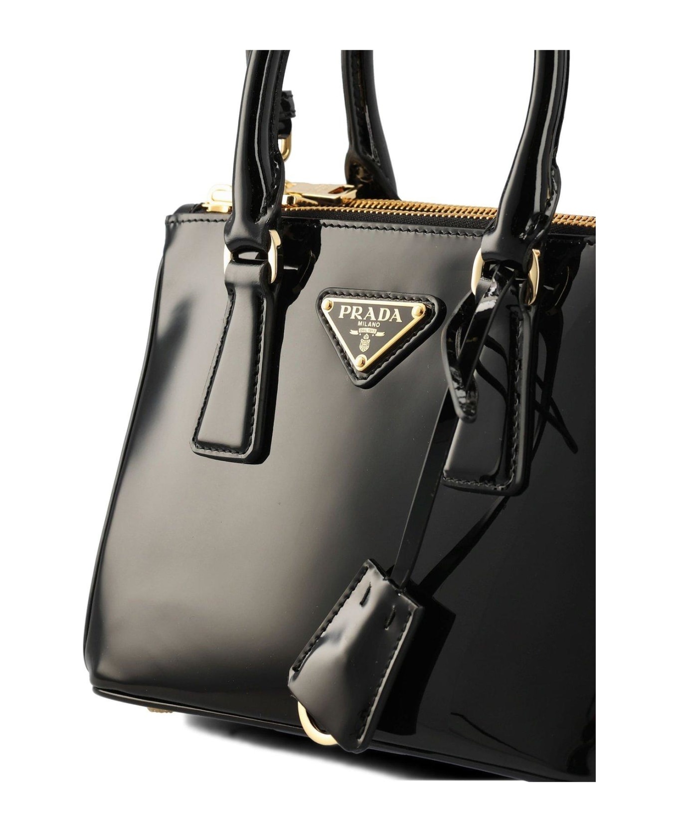 Logo Plaque Top Handle Bag - 4