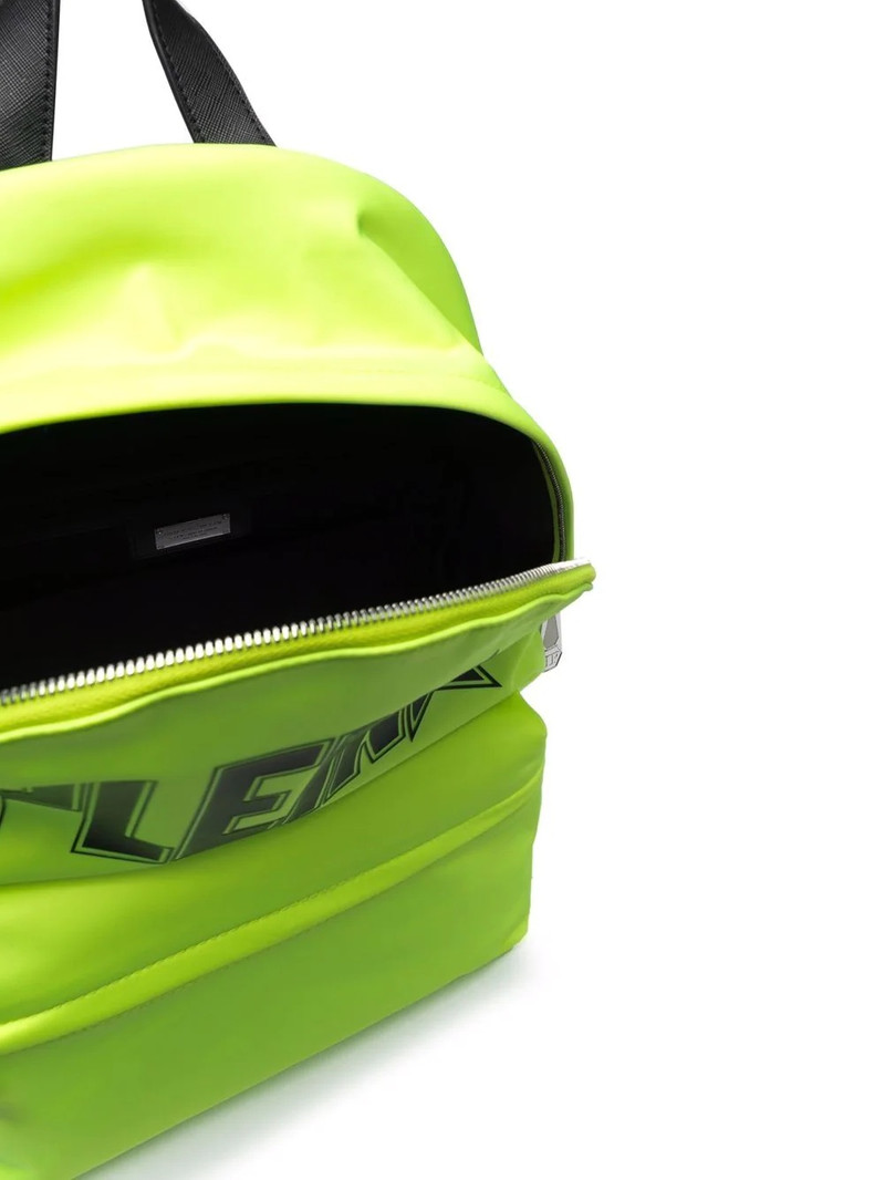 logo-print backpack 5