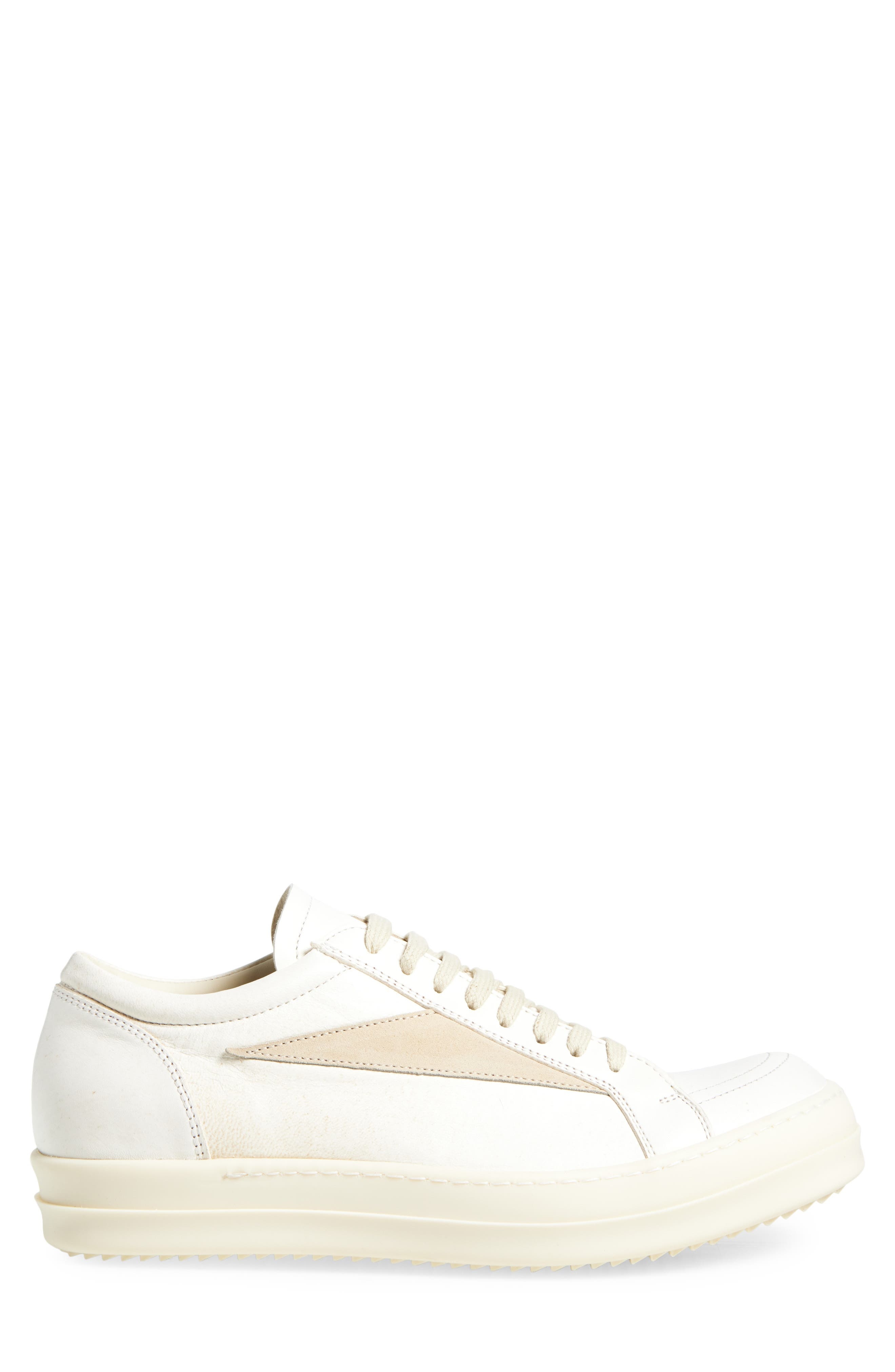 Rick Owens Vintage Sneaks Sneaker in Milk/Milk/Milk at Nordstrom - 3