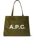 Logo-Print Cotton-Corduroy Tote Bag - 6