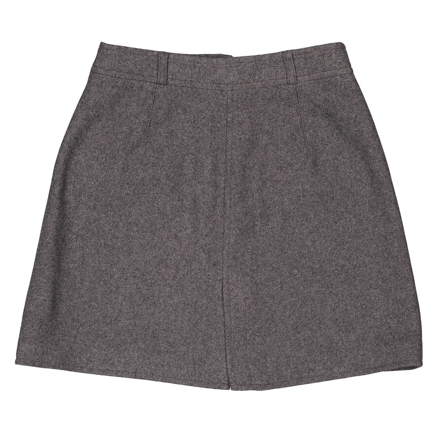 Kenzo Woolen Button Front Pocket Skirt - 7